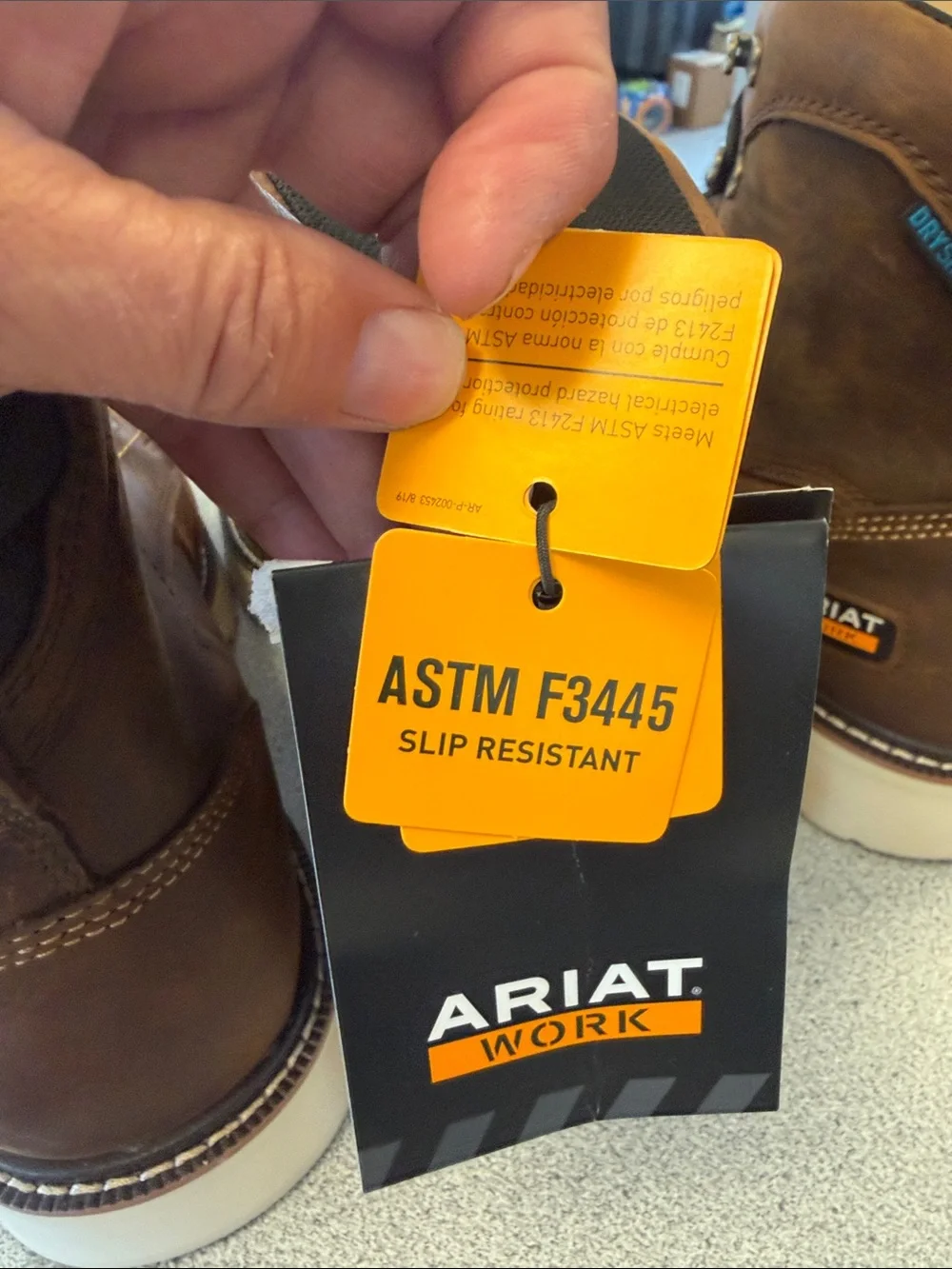 Ariat men rebar